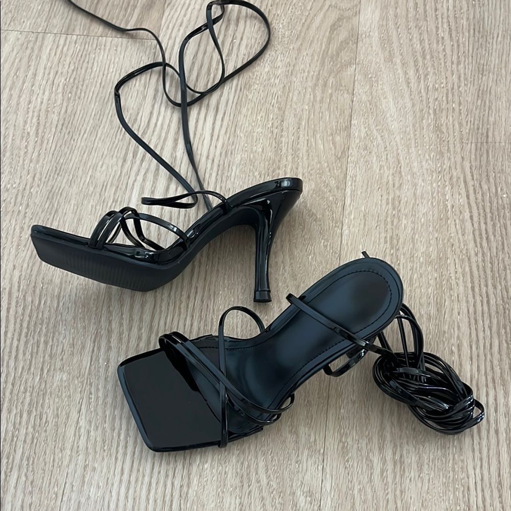 Brand new lace up heels